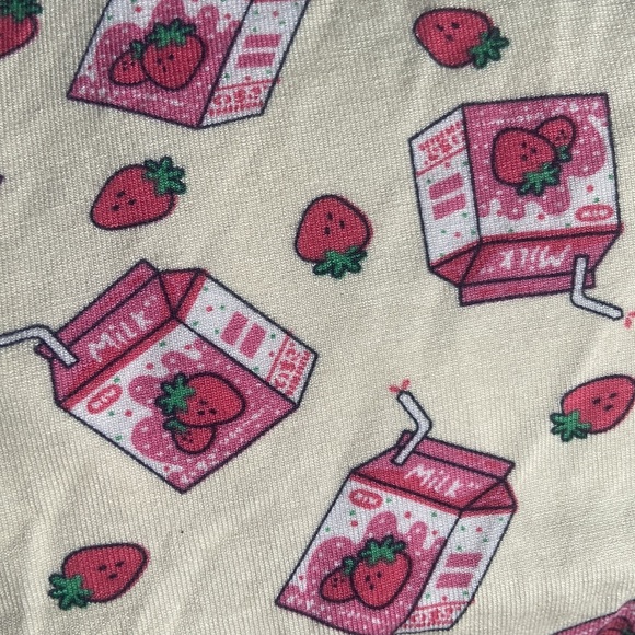 NWT Midnight Hour Strawberry Milk Carton Collar Dress Women's Plus Size 3X - Picture 9 of 10